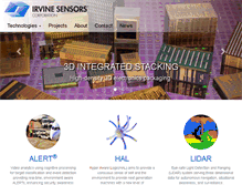 Tablet Screenshot of irvine-sensors.com
